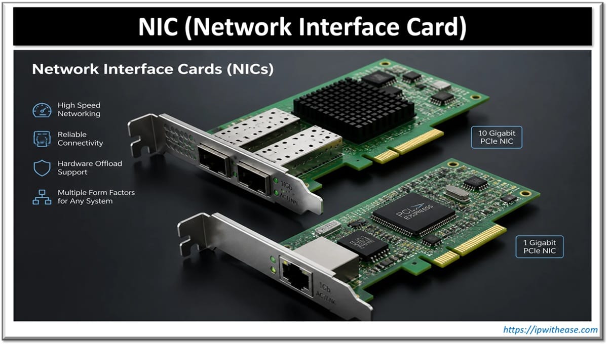 What is NIC (Network Interface Card)? 4 NIC (Network Interface Card)