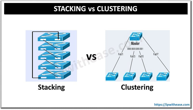 switch stacking vs clustering