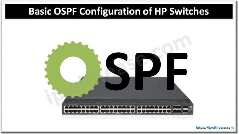 Basic OSPF Configuration of HP Switches