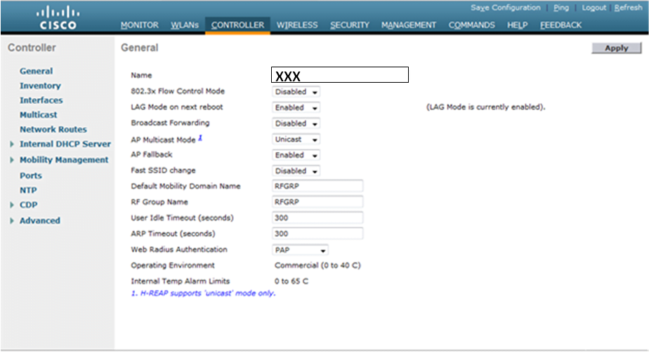 CONFIGURE INTERFACES ON WIRELESS CONTROLLER 5508 - IP With Ease