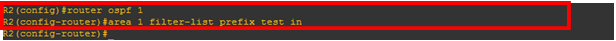 OSPF External Route Filtering not happening 7 08e OSPF EXTERNAL ROUTE FILTERING NOT HAPPENING