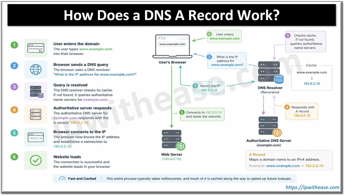 How Does a DNS A Record Work