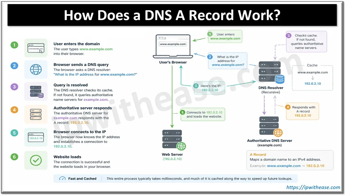 How Does a DNS A Record Work