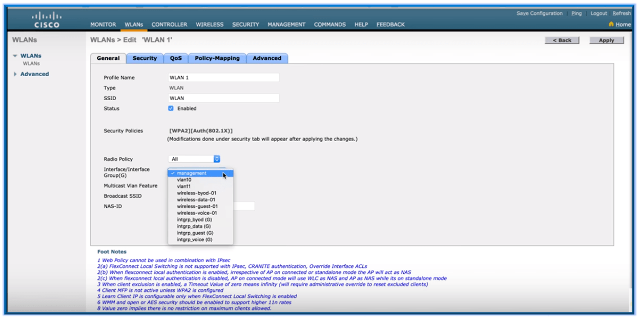 CREATE WLAN ON WLC: STEP-BY-STEP 4 img 5c41b56b21d56