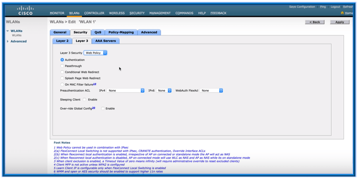 CREATE WLAN ON WLC: STEP-BY-STEP 7 img 5c41b72be428a