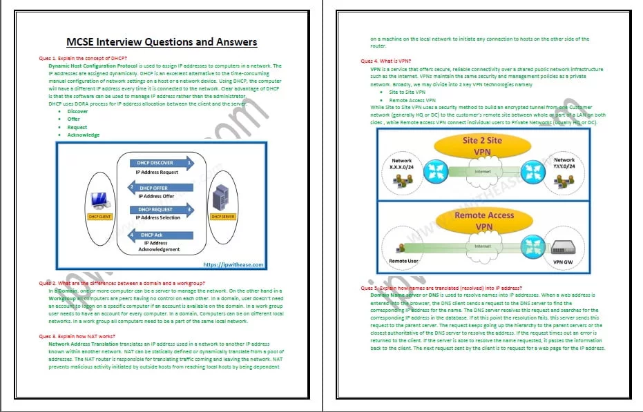 MCSE Interview Questions & Answers - Image 2