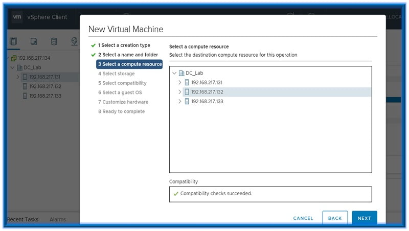 Creating VM on vSphere Web-Client 6 Creating VM on vSphere 6