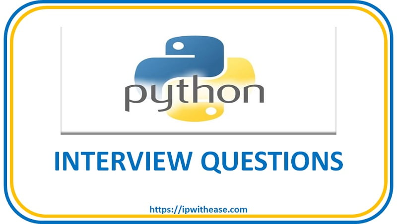 Python Interview Questions