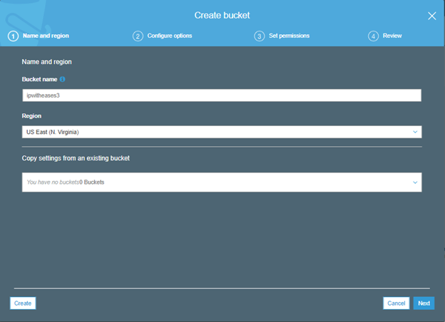 Amazon S3 Creating Bucket and Folder 4 img 5d62cea2c6a04
