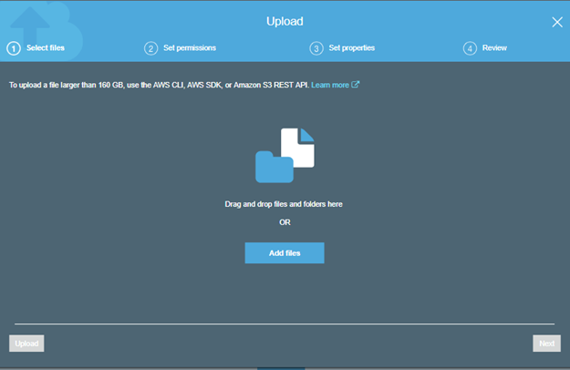 Amazon S3 Creating Bucket and Folder 7 img 5d62ceda60629