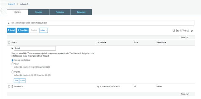 Amazon S3 Creating Bucket and Folder 10 img 5d62cf4676d1f