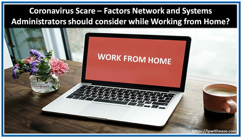 Coronavirus Scare Working from Home