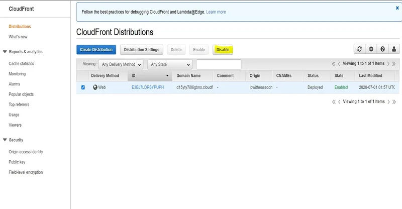 AWS Cloud-Front Setup with S3 bucket as Origin 12 AWS Cloud Front Setup with S3 bucket as Origin11a