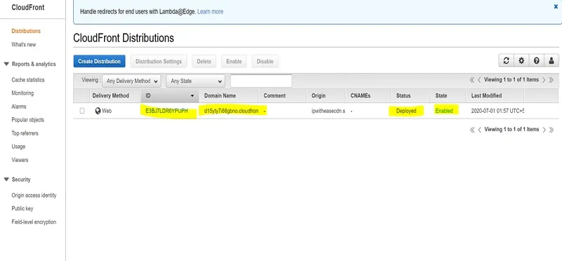 AWS Cloud-Front Setup with S3 bucket as Origin 8 AWS Cloud Front Setup with S3 bucket as Origin7
