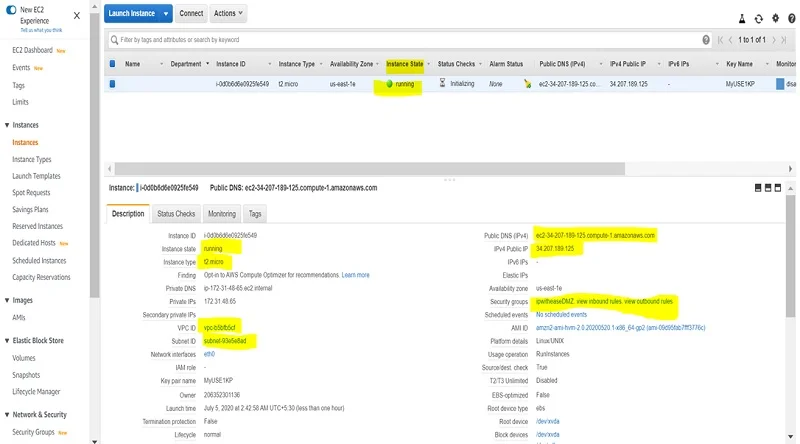 Launching AWS EC2 Instance 12 Launching AWS EC2 INSTANCE12