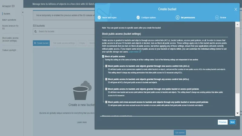 AWS S3 Bucket Creation 5 aws s3 bucket 5