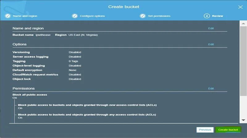 AWS S3 Bucket Creation 7 aws s3 bucket 7