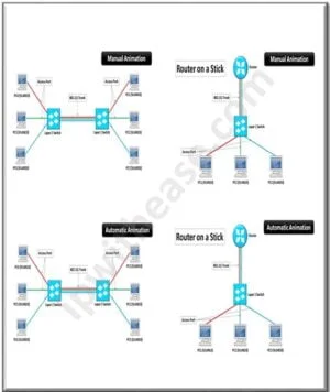Layer 2 (VLAN and Trunk) - Animated Slides
