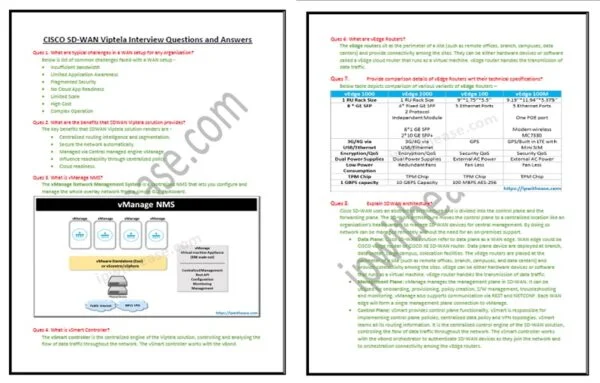 Cisco SD WAN Viptela Interview Questions & Answers - Image 2