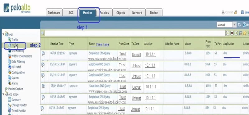 How to configure DNS Sinkhole: Palo Alto Networks 9 PALO ALTO DNS SINKHOLE 9