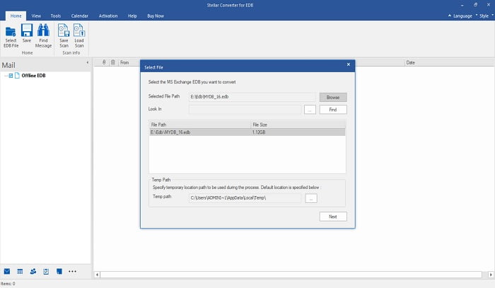 Stellar Converter for EDB- Best Alternative to Export Exchange mailbox to PST Format 2 stellar 1