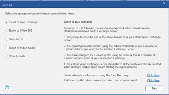 Stellar Converter for EDB- Best Alternative to Export Exchange mailbox to PST Format 4 stellar 3