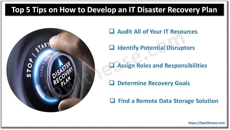 Top 5 Tips on How to Develop an IT Disaster Recovery Plan 4 Top 5 Tips on How to Develop an IT Disaster Recovery Plan