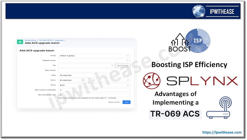 Boosting ISP Efficiency: Advantages of Implementing a TR-069 ACS Server 6 Boosting ISP Efficiency