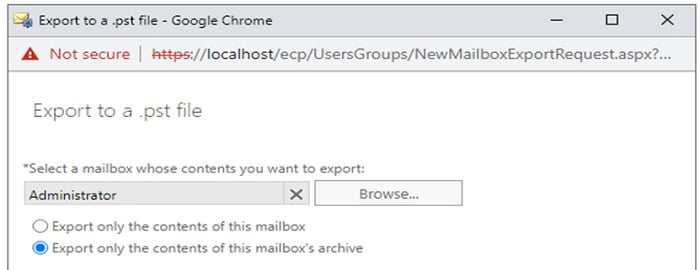 How to Export Exchange Archive Mailboxes to PST? 9 How to Export Exchange Archive Mailboxes to PST 8