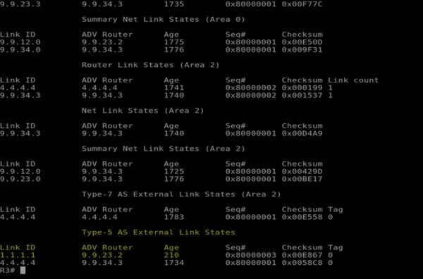 Understanding the LSA Flow in OSPF NSSA Topology - IP With Ease