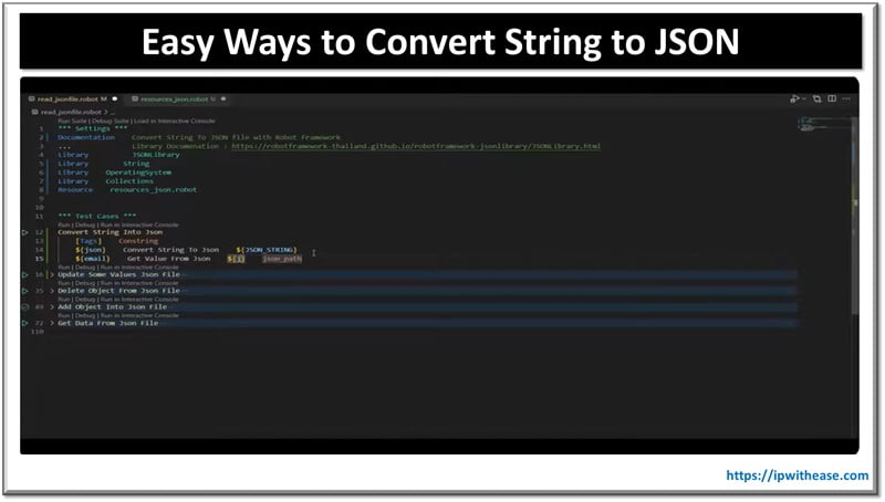 Easy Ways to Convert String to JSON