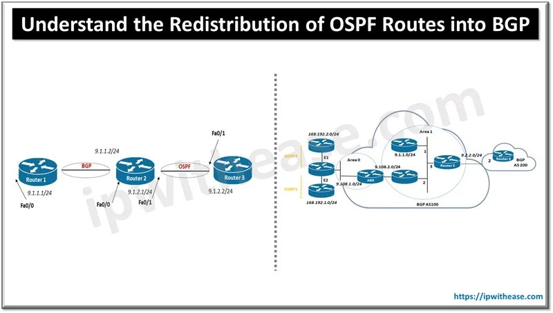 Understand the Redistribution of OSPF Routes into BGP