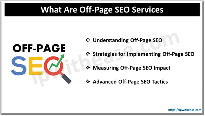 What Are Off-Page SEO Services