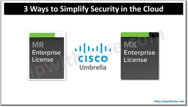 3 Ways to Simplify Security in the Cloud - Cisco Meraki MR, Meraki MX & Cisco Umbrella