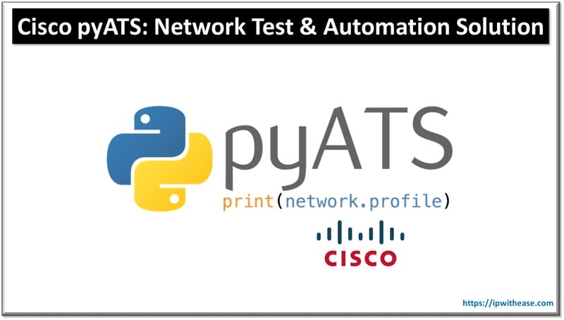 Cisco pyATS - Network Test and Automation Solution