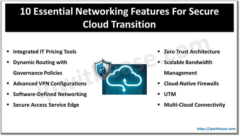 Networking Features For Secure Cloud Transition