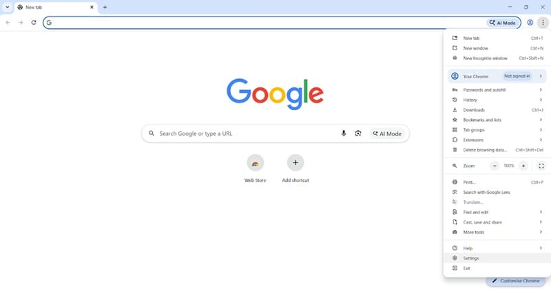 How to Turn Hardware Acceleration On and Off in Chrome Step 1