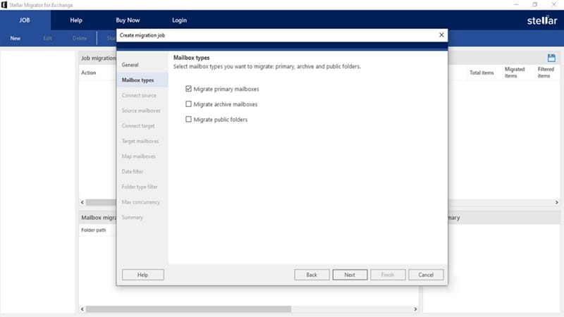 How to Use Exchange Migration Tool: A Fair Review of Stellar Migrator for Exchange 5 Use Stellar Migrator for Exchange to Cloud (Microsoft 365) - Selecting Mailbox type