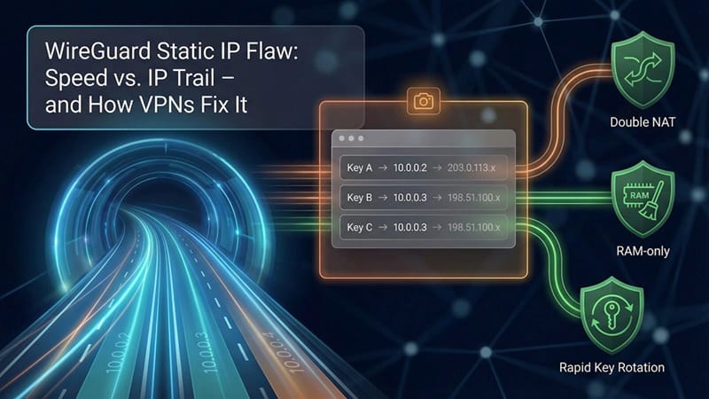 WireGuard Static IP Flaw