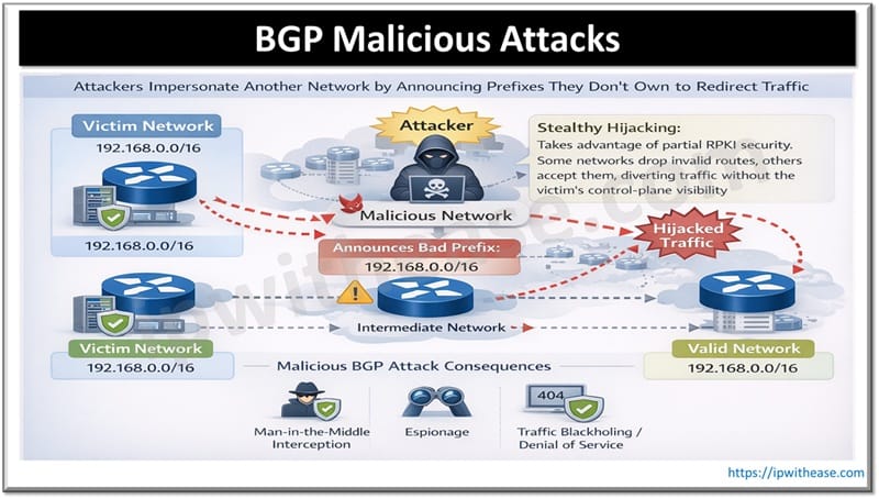 BGP Malicious Attacks