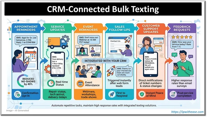 Bulk Text Messaging Works Better When it Connects to Your CRM