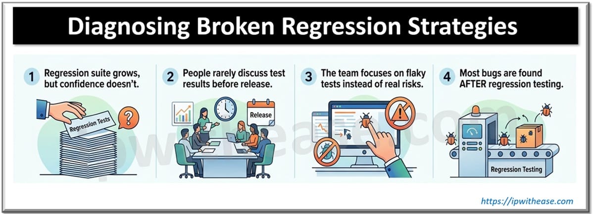 Diagnosing Broken Regression Strategies 