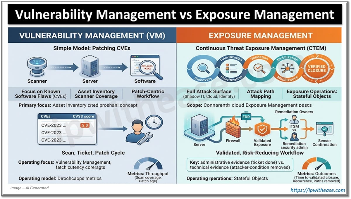 Vulnerability Management vs Exposure Management