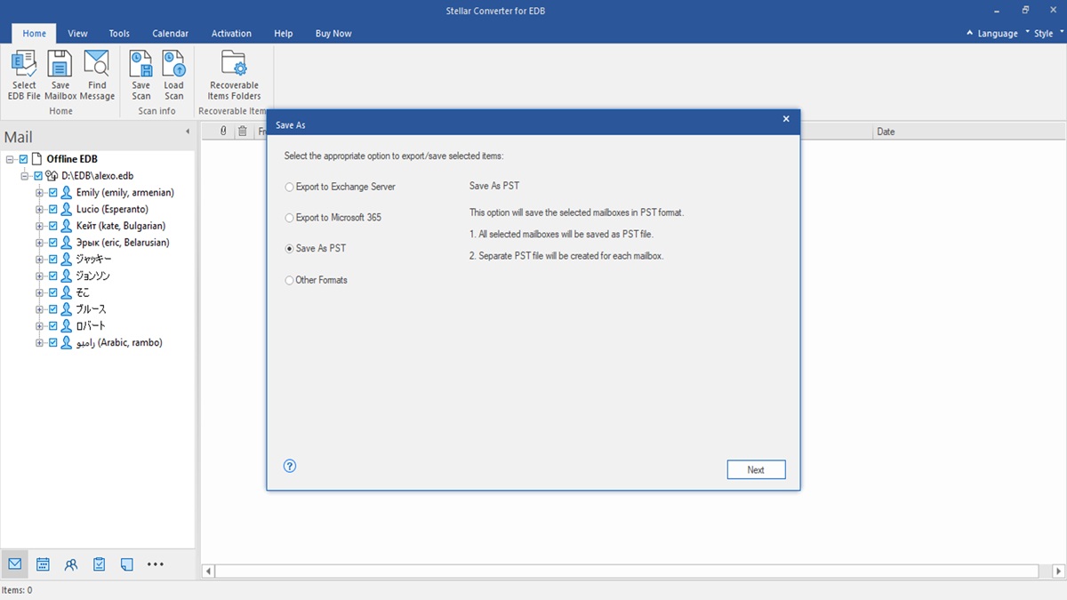 Online EDB to PST Converter 10