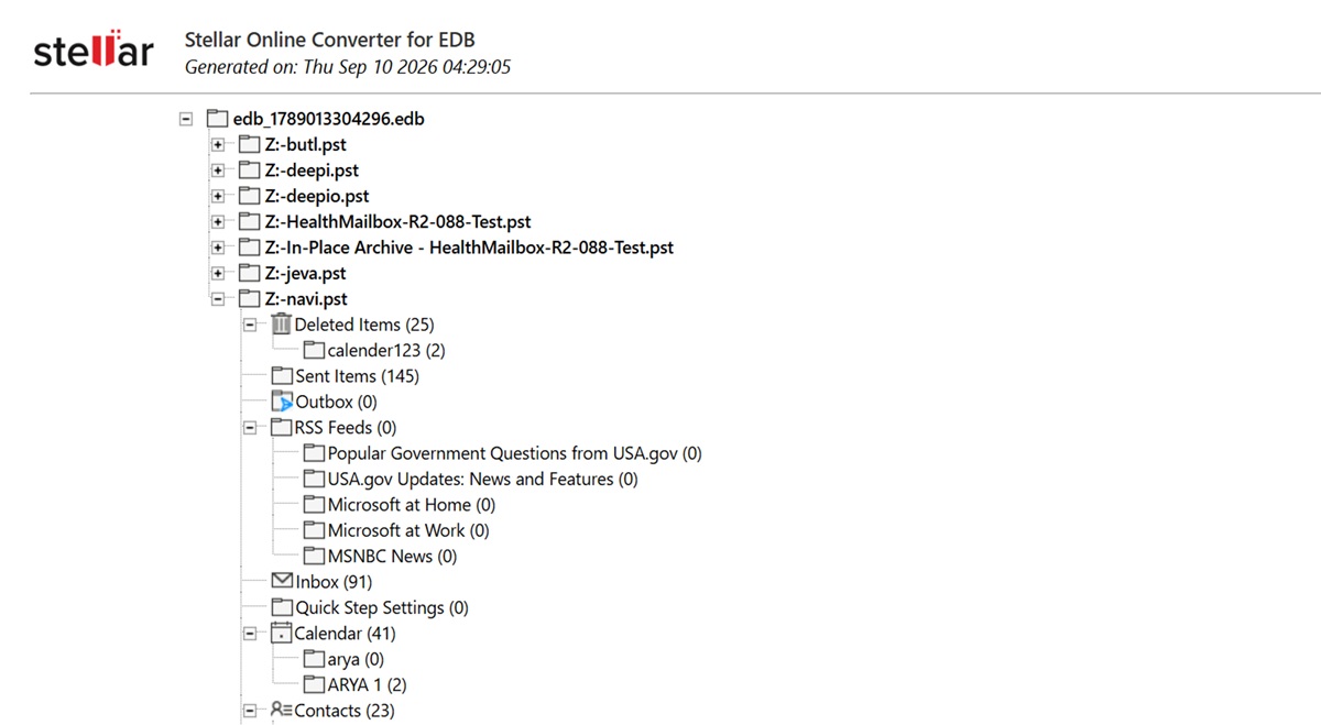 Online EDB to PST Converter 6